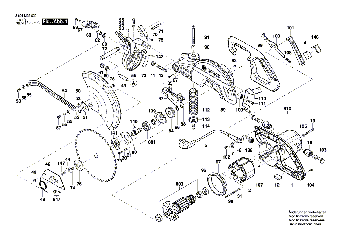 Gcm 10 Mx 3 601 M29 020 Product Detail Page Power Tools