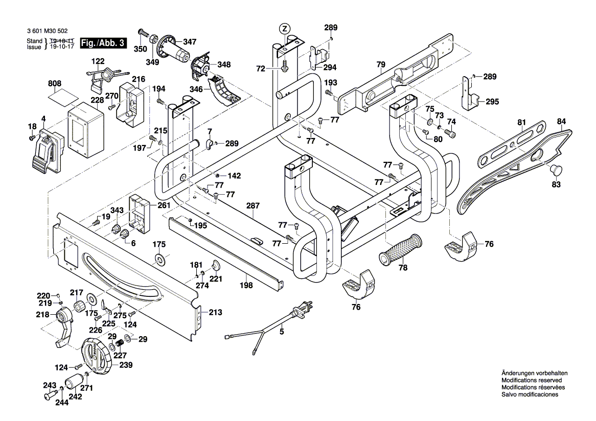 Gts 10 J 3 601 M30 5f0 Product Detail Page Power Tools